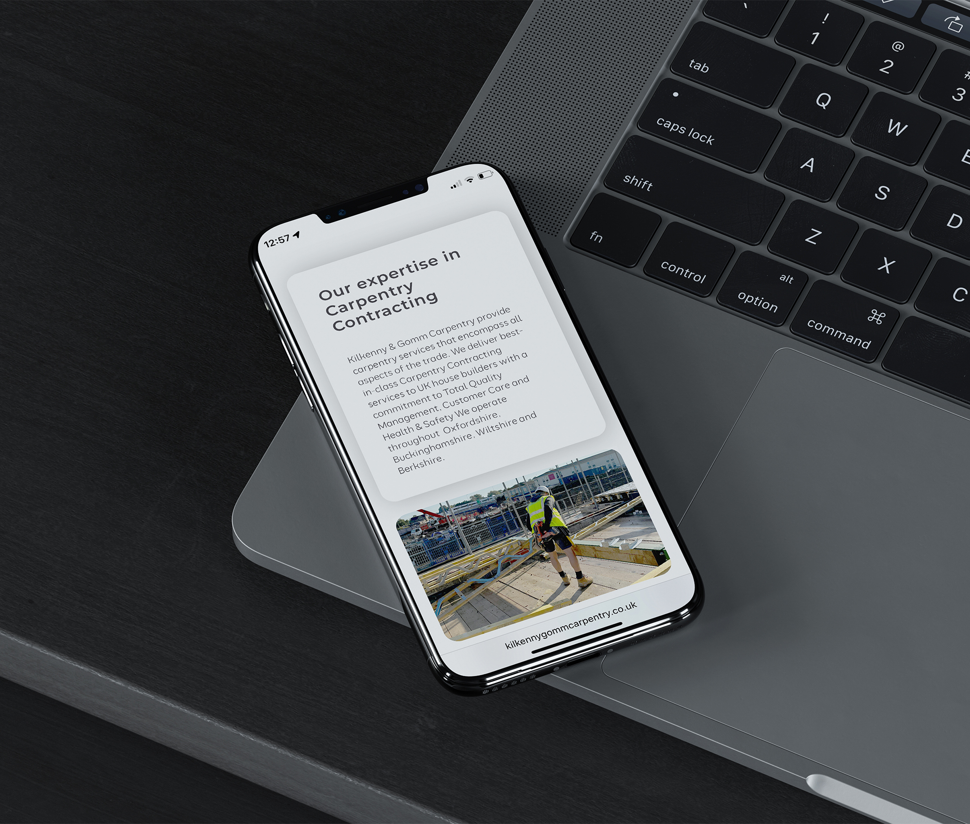Kilkenny & Gomm Carpentry website