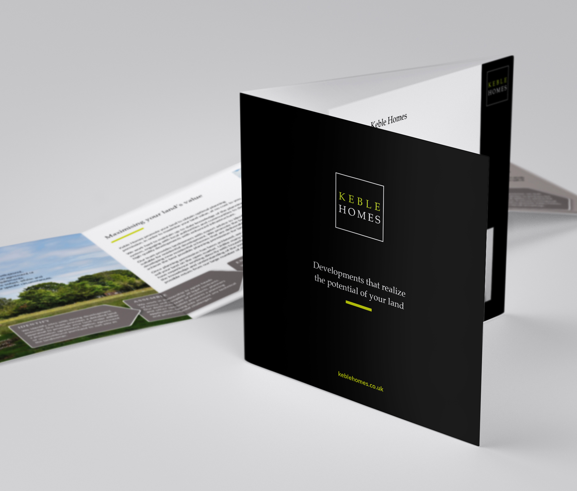 Tri-fold leaflet